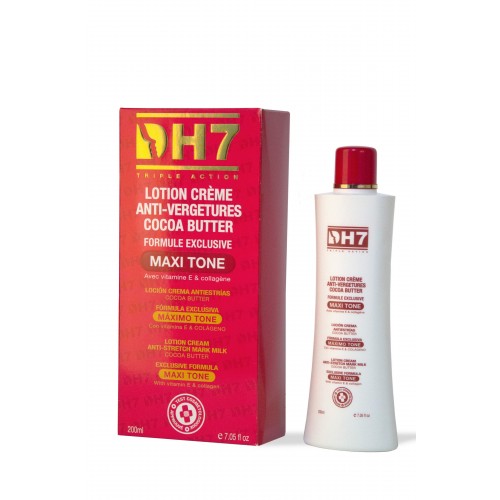 DH7 Lait anti-vergetures Cocoa butter Maxitone 200g