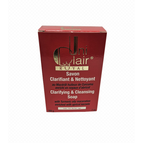 UniClair Clarifying & Cleansing Soap with Turmeric enriched with apricot kernels